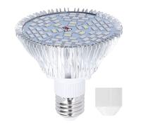EOJDDPA Ampoule de lampe de culture LED E27 à spectre complet, faible consommation d'énergie, économie d'énergie, lumière de croissance des plantes pour plantes d'intérieur, semis, (50W, 78 perles)