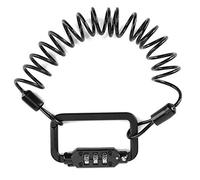 EOJDDPA Câble télescopique antivol pour casque de moto, scooter, vélo, mot de passe à 3 chiffres, petit verrou en alliage de fil d'acier rétractable portable léger pour casque de vélo,