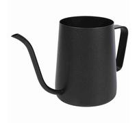 EOJDDPA Cafetière en acier inoxydable, cafetière, cafetière, verseuse en col de cygne noir de haute qualité, versement précis pour verser manuellement le café, 250 ml, 350 ml (350 ml)