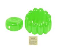 EOJDDPA Canapé Gonflable Portable d'extérieur, Siège de Canapé Gonflable Transparent Couleur Bonbon pour la Maison Salon Chambre décontracté élégant Amusant Vibrant Durable PVC 29,5 x 22 (Verte)