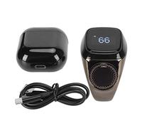 EOJDDPA Compteur électronique d'anneau de doigt compteur intelligent affichage numérique de 0,49 pouces avec étui de rangement de charge en alliage d'aluminium 22MM pour le comptage des