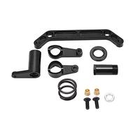 EOJDDPA Ensemble de Direction en Alliage d'aluminium, pièces de Rechange Haute Performance pour camions Monstres JLB série 1/10 RC, Robuste et Durable, 6 Accessoires Inclus. (Noire)
