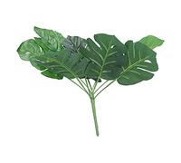 EOJDDPA Feuille de Monstera Artificielle, Fausse Plante, décoration DIY, Plastique de Haute qualité, Durable, vive et réaliste, Fausse Verdure pour la Maison, Le Jardin, la fête de