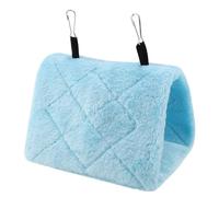 EOJDDPA Hamac pour Oiseaux, perroquets, Cage Suspendue en Peluche Douce, Tente, lit Chaud d'hiver, Jouet pour Animaux de Compagnie, pour Oiseaux, perroquets, perruches, inséparables, (S)