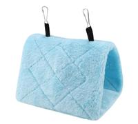 EOJDDPA Hamac pour Oiseaux, perroquets, Cage Suspendue en Peluche Douce, Tente, lit Chaud d'hiver, Jouet pour Animaux de Compagnie, pour Oiseaux, perroquets, perruches, inséparables, (M)