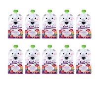 EOJDDPA Lot de 10 Pochettes Alimentaires Réutilisables 200ml pour Bébé, Gourde Compote Réutilisable Portable et Étanche, Sac de Stockage des Aliments pour Purée de Fruits et Snacks Sains