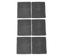 EOJDDPA Lot de 6 coussins de nichoir à poules en polyéthylène - Durables, faciles à nettoyer, imperméables, résistants aux rayures - 35 x 30 cm - Gris