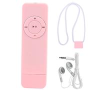 EOJDDPA MP3 Music Player Portable Digital Audio Player with USB 2.0 and 32GB Expandable Memory for Running Gym Outdoor Activities ABS Plastic Built in Rechargeable Battery (Rose)
