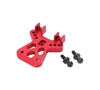 EOJDDPA Plaque d'amortisseur Avant en métal, pièce de Mise à Niveau en Alliage d'aluminium pour Voiture Traxxas LaTrax Teton 1/18 RC, Support de Suspension Stable et Durable, Hauteur (Rouge)