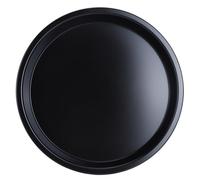 EOJDDPA Plat à pizza rond antiadhésif en acier au carbone, résistant aux hautes températures, non toxique, facile à nettoyer pour faire des pizzas, des gâteaux, du pain, des outils de (10 pouces)