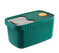 EOJDDPA Récipient à Riz Bac de Stockage de Riz à Grains Scellé Boîte de Rangement de Cuisine Résistante à l'Humidité de Grande Capacité pour Les Familles Multi-Membres Plastique Blanc 10L (58mm)