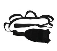 EOJDDPA Sangle extensible de cheville élastique en tissu Oxford, ceinture d'entraînement de rééducation des pieds portable pour le yoga et la correction des articulations, noir 200g 1