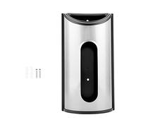 EOJDDPA Support de distributeur de sacs en plastique, organisateur de sacs de cuisine en acier inoxydable, distributeur mural, solution d'économie d'espace pour armoire de cuisine,