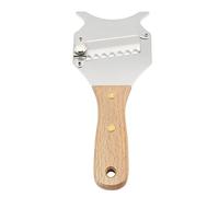 EOJDDPA Trancheuse à truffes et fromage en acier inoxydable, lame réglable, rasoir à chocolat, gadget de cuisine pour la cuisson des desserts, décoration de café, argent 7,68 x 3,15 x