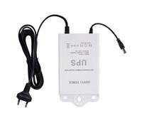Eojpdji Adaptateur de caméra de sécurité sans Interruption, Adaptateur de Batterie de caméra extérieure - Adaptateur d'alimentation de Batterie de de sécurité 12V2A | Interface de Secours de