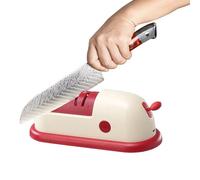 Eojpdji Affûteur De Couteaux De Chef | Affûteur De Ciseaux De Cuisine À 2 Étapes | Outils De Cuisine Rechargeables | Pour Affûtage Rapide, Polissage, Restauration Et Réparation Pour Maison Et