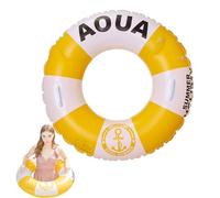 Eojpdji Anneaux de Tubes de Natation, Anneau de Piscine Gonflable | Flotteur de Piscine à Anneaux avec poignée Anneaux de Natation | Tubes de de Style Britannique, Anneau de Sauvetage