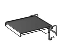 Eojpdji Bureau pliable pour montage mural - Bureau pliable pour fixation murale - Table flottante pour le linge - Utilisation polyvalente au bureau, sur le balcon, dans la chambre à coucher