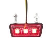 Eojpdji Feux Arrière Pour Moto - Éclairage de d'Immatriculation pour Moto - Lampe de Frein Étanche Haute Intensité Résistante aux Vibrations pour Voyage