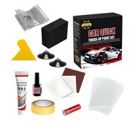 Eojpdji Kit De Réparation Peinture Voiture | 10 ml Rénovateur Rapide Longue Durée | Outil réparation rayures - Pour Carrosserie Extérieure Pare-Chocs Portière Moto Bateau Dommages Accidentels Éclats