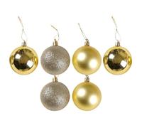 Eojpdji Les Boules de Noël Décoratives, Ensemble De Sphères De Fêtes De 8 Centimètres, Décorations de Noël Résistantes aux Chocs, pour la Maison, Le Lieu de Travail, Ainsi Que Les soirées dansantes