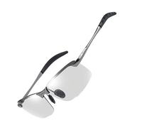 Eojpdji Lunettes de protection photochromiques - Lunettes de soleil intelligentes - Lunettes de sport anti-éblouissement avec protection UV400 - Pour activités de plein air comme le vélo, le golf, les