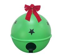 Eojpdji Ornements De Noël Gonflables,58 Centimètres Cloche Imperméable avec Nœud,Ornements De Noël Géants Boules Gonflables - pour Décorations Extérieur Jardin Terrasse Porche Pelouse Paysage École