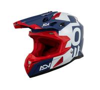 EOLE Casque Cross Advance Bleu et Rouge - Homologué ECE R 22.06 - S (55-56cm) - Coque ABS