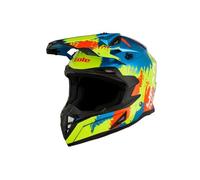 EOLE Casque Cross HEADBOT Bleu & Jaune - Homologué ECE R 22.06 - Taille XL (61cm) - Coque ABS