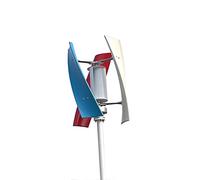 Éolienne 1000w conduit d'air intérieur 2000w 3000w énergie éolienne puissance permanente Maglev 12v 24v avec contrôleur MPPT(blanc,Without Controller,12V)