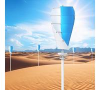 Éolienne 20 000 W, générateur d'éolienne, 10 pales, contrôleur de Vent, kit générateur de Turbine pour Bateaux, terrasses, chalets ou Maison, 20 000 W-24 V