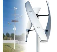 Éolienne à Sustentation magnétique Portable 12V 24V 48V 220V kit Générateur d'éolienne verticale éolien à 3 pales, générateur éolien à axe Vertical, pour éclairage Public Domestique(16000W,12V)