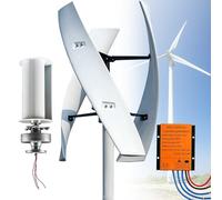 Éolienne à Sustentation magnétique Portable 12V 24V 48V 220V, kit générateur éolien à 3 pales, générateur éolien à axe Vertical, pour éclairage Public Domestique(20000W,12V)