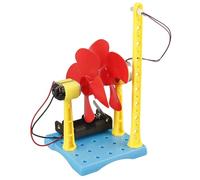 Éolienne de classe scientifique pour école - Facile à construire avec lumière LED - Ensemble d'expériences physiques