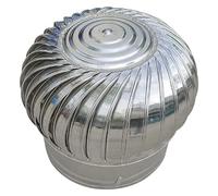 Éolienne de toit en acier inoxydable - 200 mm - Résistant aux intempéries - Bouchon de cheminée et grille d'aération - Pas de montage nécessaire - Idéal pour cheminée et solutions de rangement