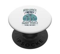 Éolienne écologiste à énergie renouvelable PopSockets PopGrip Adhésif