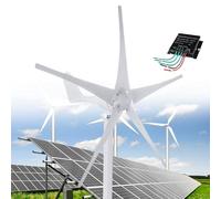 Éolienne, éolienne Professionnelle à 5 pales, Petit générateur éolien 12 000 W, pièces et Accessoires pour énergie Solaire et éolienne, Courant Alternatif triphasé
