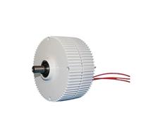 éolienne, Générateur à aimant Permanent 600W 12V 24V 48V, 3 phases, utilisation sans engrena for éolienne, démarra faible vitesse(No Base,DOUBLE SHAFT_24V_600W)