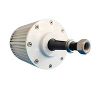Eolienne, Générateur électrique 2,5 kw, haute efficacité, 24/48/96/120V, alternateur à aimant Permanent faible RPM, moteur Turbine 2500W avec Base(Taper Shaft,220V)