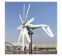 éolienne, Générateur éolien 80 0w 1000w de turbines d'énergie éolienne 1 2V 24V moulin à vent for bateau avec Mppt Contrôleur Démarrage vitesse faible bruit(8,Hybrid Control,12V)