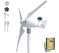 Eolienne, puissance 600W, régulateur MPPT, argent, 24V