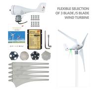 Éolienne, puissance 600W, régulateur MPPT, or, 24V