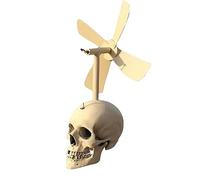 Éolienne squelette créative, tête de mort créative, jouet éolien à suspendre, décoration de jardin en plein air, décoration cinétique, pour décoration de Dia De Los Muertos