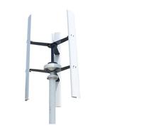 Éolienne Turbine éolienne verticale 10000W 12V 24V 48V AC, générateur à faible bruit, énergie gratuite, ventilateur for maison, ferme, bord de mer(24V)