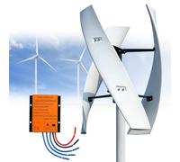 Éolienne verticale 16000W 20000W Générateur de turbines éoliennes 12V 24V 48V 220V Silencieux Vertical Petit générateur de Vent à énergie Libre Maison éolienne Portable(16000W,220V)