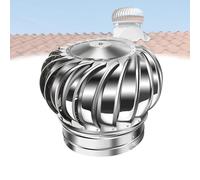 Éoliennes De Toit Non Alimentées, Capuchon D'aération Grenier, Ventilateur De Toit Rond Pour Cheminée 110 160 200mm Évent De Toit Ventilateur(75mm/2.95in)