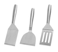 Eolilim Grande spatule en métal, spatule flexible en acier inoxydable, spatule ajourée facile à nettoyer, spatule à hamburger pour œufs, steak, barbecue