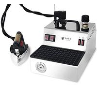 EOLO Centrale Vapeur GV02 INOX Professionnelle Fer à Repasser avec Déflecteur Vapeur Chaudière en Cuivre Economie d’Energie Résistance Externe Anticalcaire Coque en Acier Inoxydable 5 Ans de Garantie