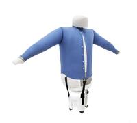 EOLO RepaSSecheur SA02 ECO INOX Repasse Sèche Automatiquement Chemises Chemisiers Polos Rafraîchit Vêtements Tissus 4 en 1 Fer à Repasser Vertical 3 Programmes A++ 4 Roues Efficacité A+++