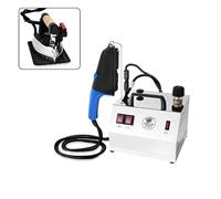 EOLO Système de repassage GVS2 Dual Inox avec fer à repasser et brosse à vapeur, chaudière en cuivre économe en énergie et élément chauffant anti-calcaire externe 2 l